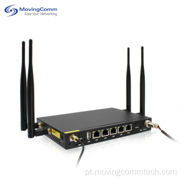 1200Mbps WiFi 4G Dualsim Industrial GPS Veículo Router